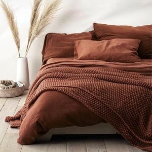 Casaluna KING Linen Duvet Cover & Shams